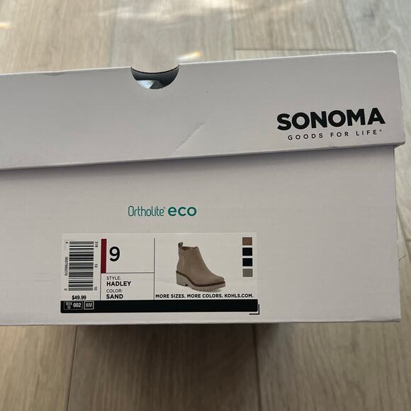 Sonoma Women’s Hadley Sand Chunky Boot Size 9 - Picture 2 of 7